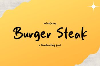 Burger Steak Font