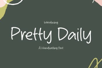 Pretty Daily Font