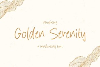 Golden Serenity Font