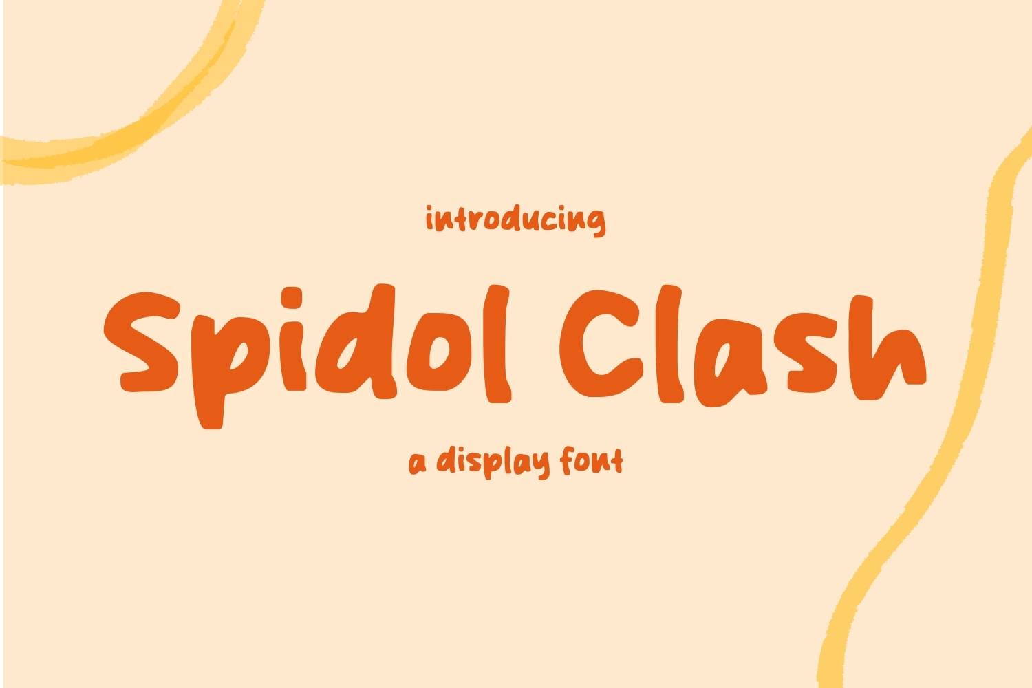 Spidol Clash Font