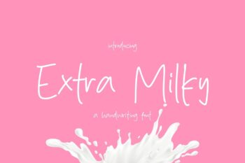Extra Milky Font