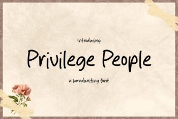 Privilege People Font