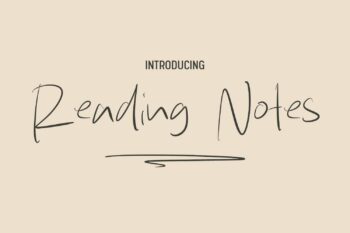 Reading Notes Font