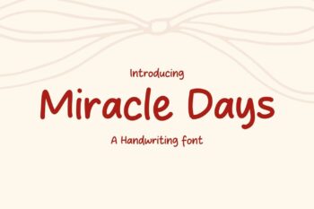 Miracle Days Font