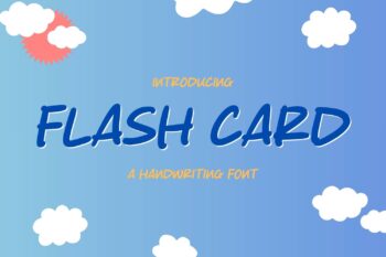 Flash Card Font