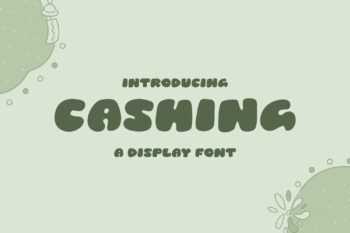 Cashing Font
