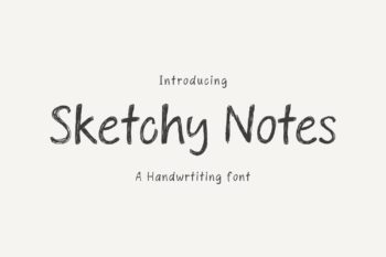 Sketchy Notes Font