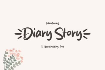 Diary Story Font