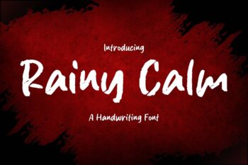 Rainy Calm Font