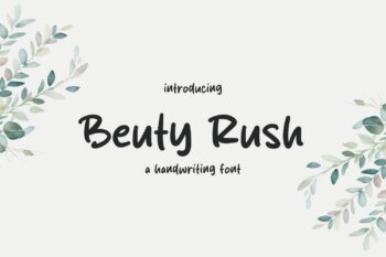 Beuty Rush Font