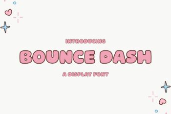 Bounce Dash Font