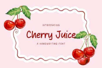 Cherry Juice Font