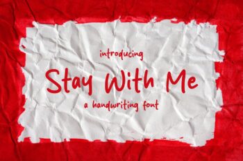 Stay With Me Font