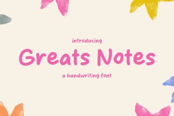 Greats Notes Font